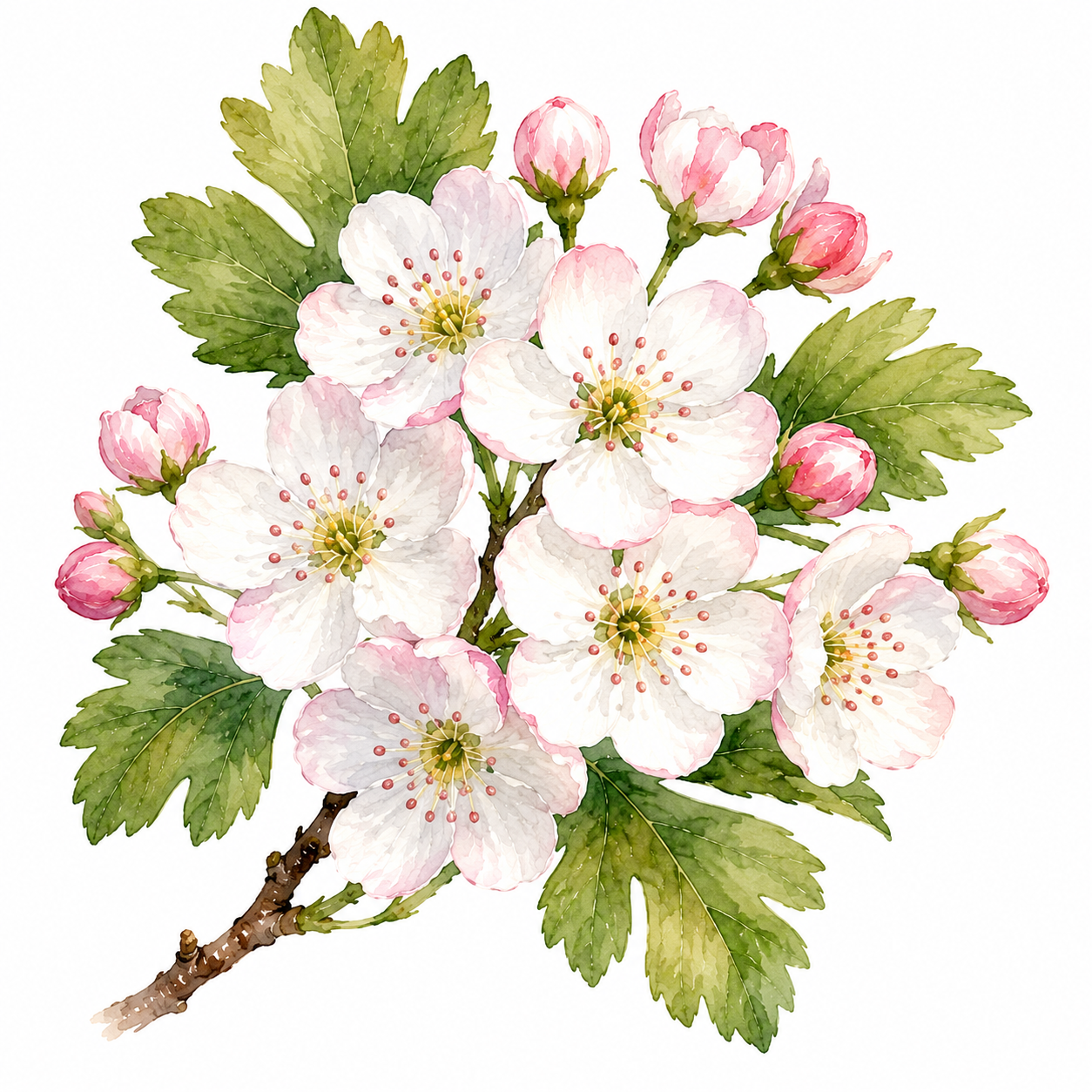 hawthorn-blossom